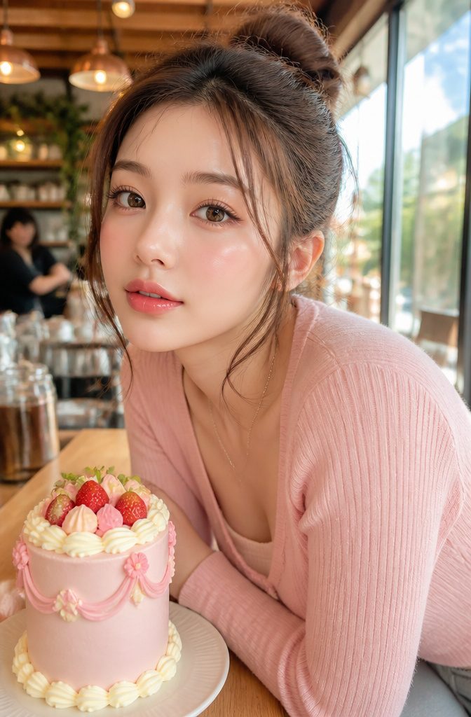 Cute Girly Makeup Looks, Ideas & Styles for 2026 6 Model with glossy lips in a bright, inviting setting.