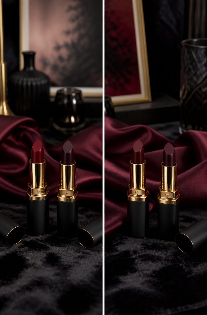 L'Oréal Paris Colour Riche Intense Volume Matte Lipstick in dark colors.