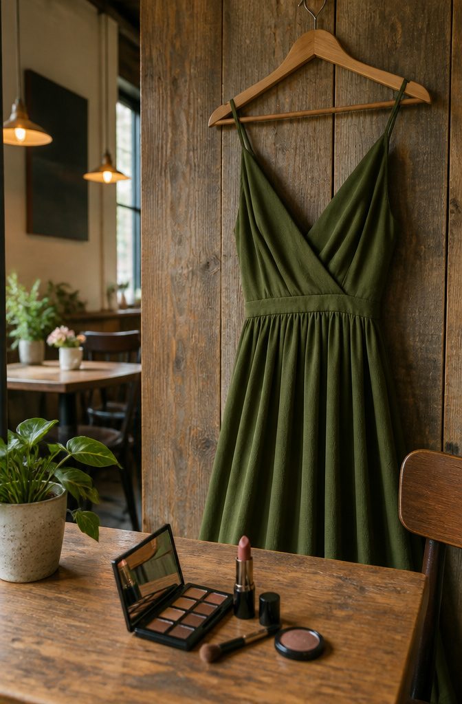 Olive Green Dresses